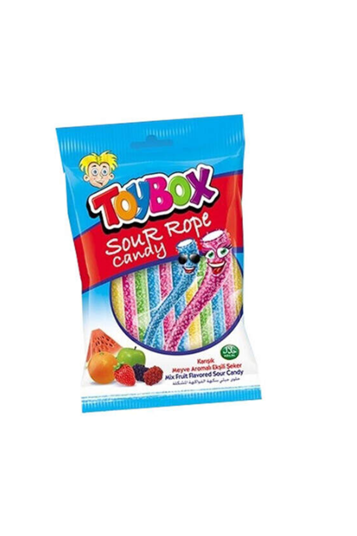 Toybox Karışık Meyve  Aromalı  Ekşili Şeker