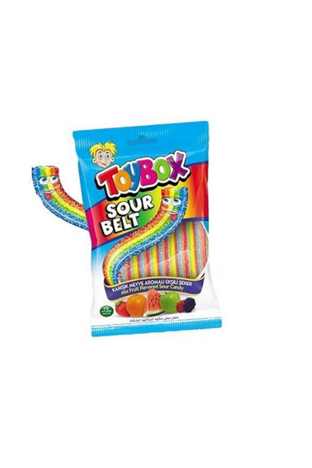 Toybox Karışık Meyve  Aromalı  Ekşili Şeker