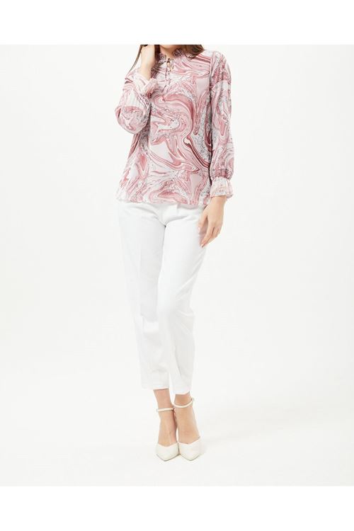 DESENLİ YAZLIK BLUZ