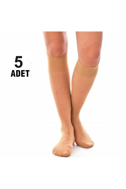 5 adet ince mat pantolon çorap-TEN