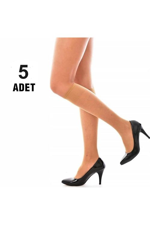 5 adet ince mat pantolon çorap-TEN