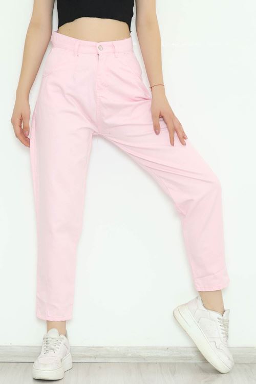 Paça Dikişli Pantolon Pembe - 1325.1367.