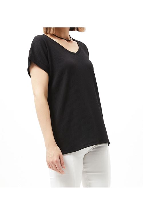 Sevgi Butik V-YAKA  T-Shirt