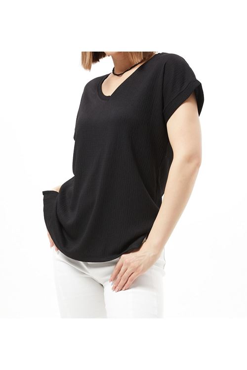 Sevgi Butik V-YAKA  T-Shirt