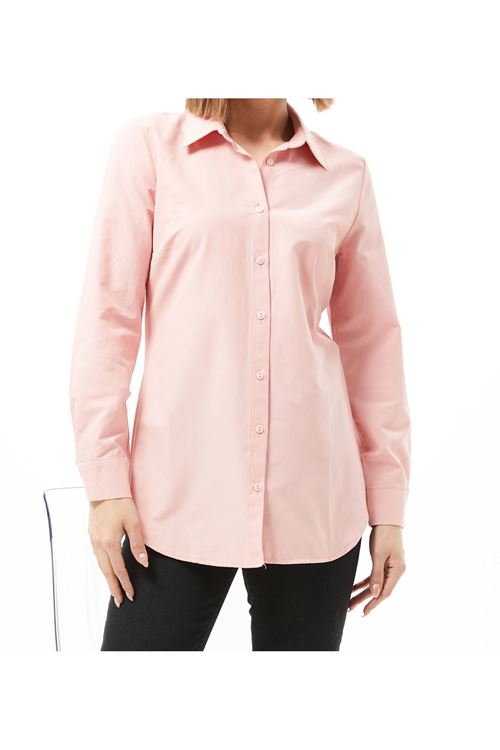 kadın klasik uzun kollu gömlek