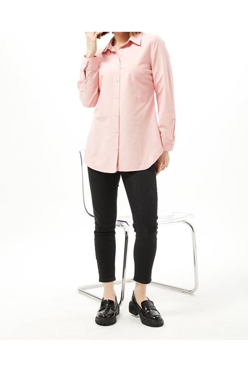 kadın klasik uzun kollu gömlek