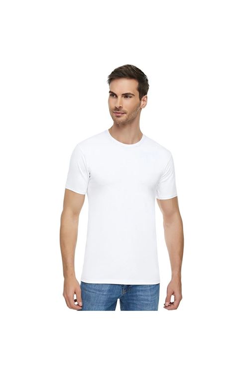 3 ADET Erkek sıfır yaka penye fanila-Beyaz