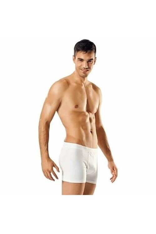 3 ADET  erkek boxer-Beyaz
