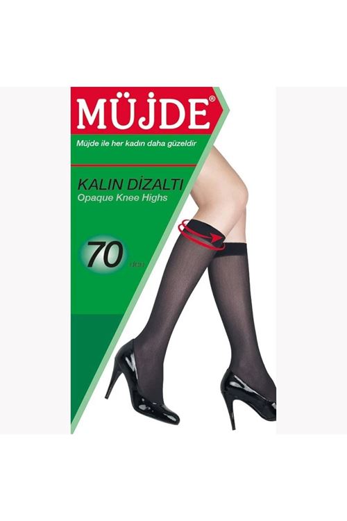 5 Adet Müjde Kalın Dizaltı Çorap-VİZON