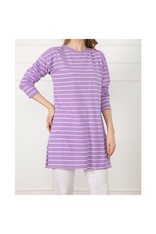 Elfida Çizgili Tunik