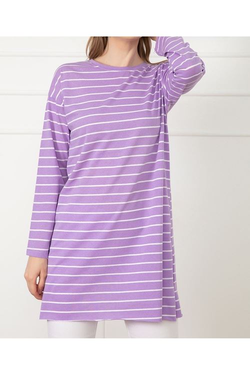 Elfida Çizgili Tunik