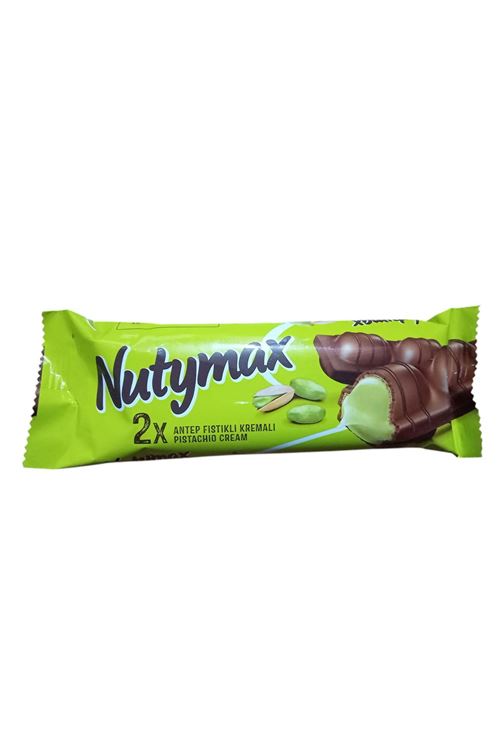 Nutymax Fıstık Krema Dolgulu Çikolatalı  Gofret