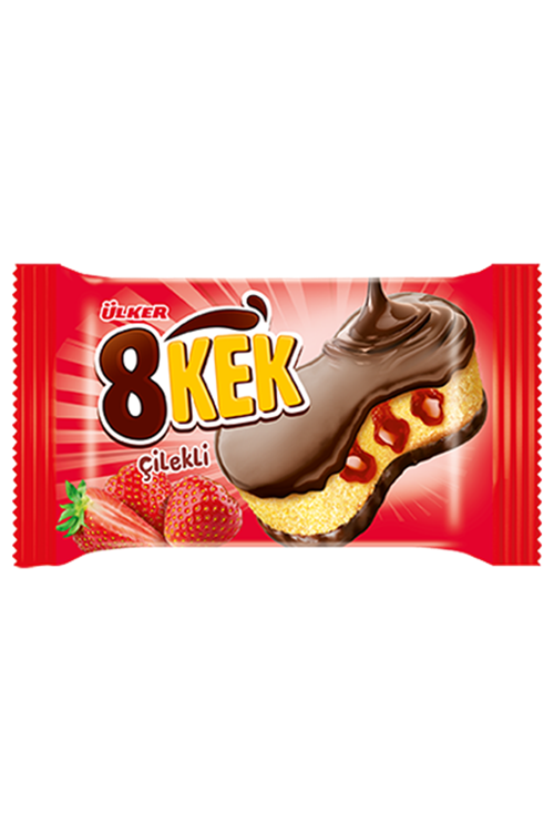 8Kek Kakaolu Kaplamalı  Kek 