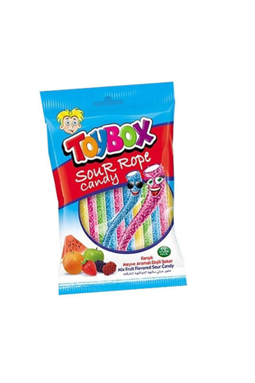 Toybox Karışık Meyve  Aromalı  Ekşili Şeker