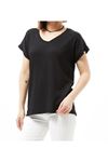 Sevgi Butik V-YAKA  T-Shirt